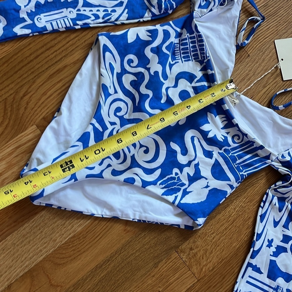Mara Hoffman Isolde Wrap One-Piece Swimsuit XS NWT - Picture 9 of 16